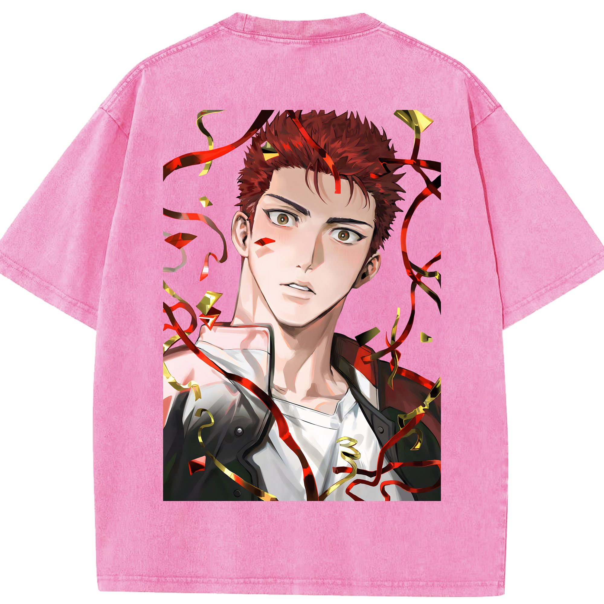 （画像用） SLAM DUNK／スラムダンク 綿100% ヴィンテージ風 半袖Tシャツ（背面プリント）